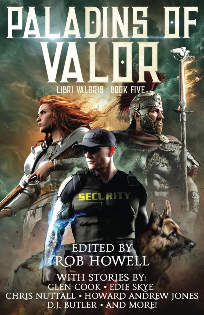 The cover of Paladins of Valor, 5th book in the Libri Valoris series.